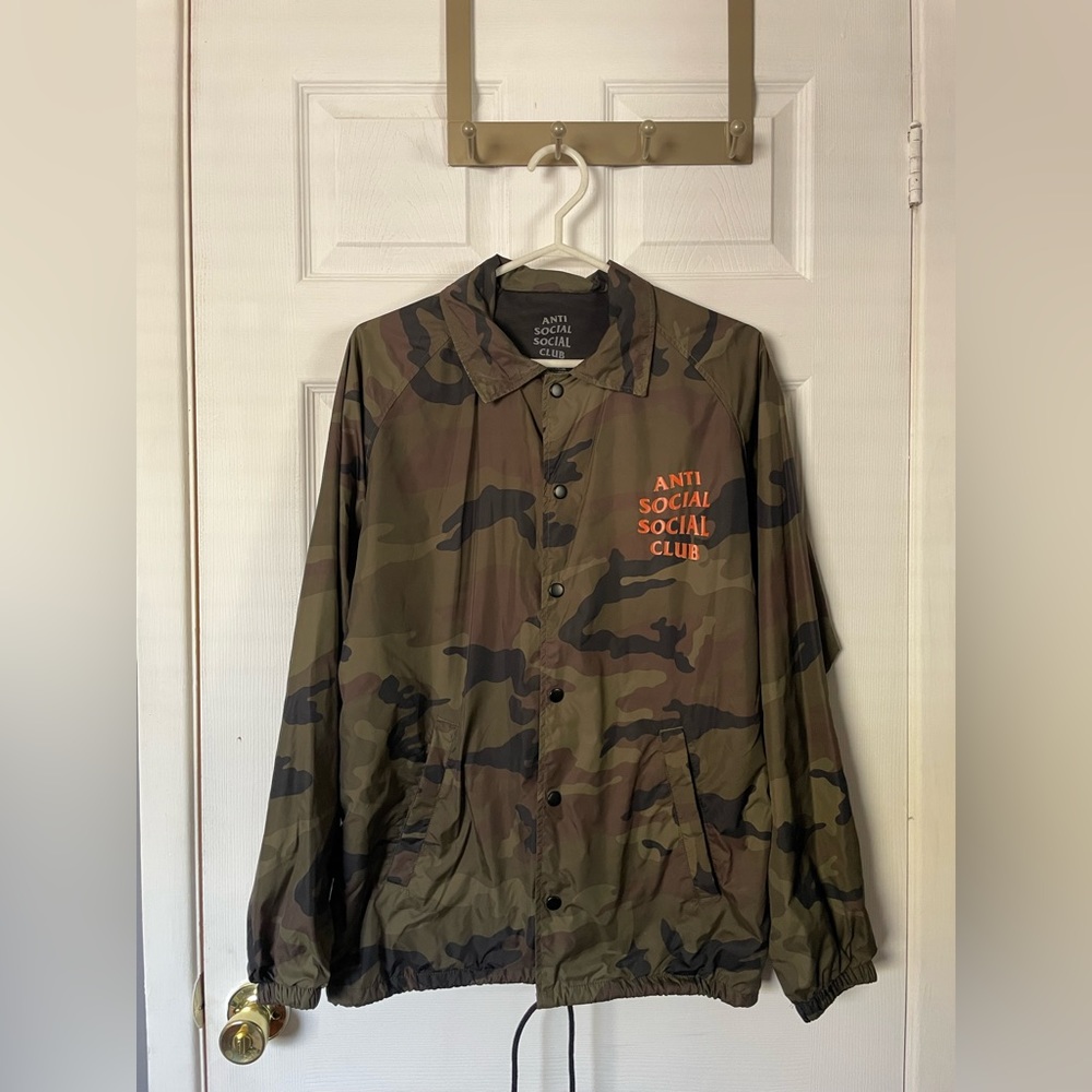 Anti Social Social Club Camo Windbreaker (Size Small)
